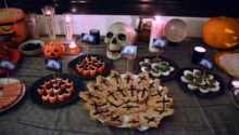 buffet table repas Halloween